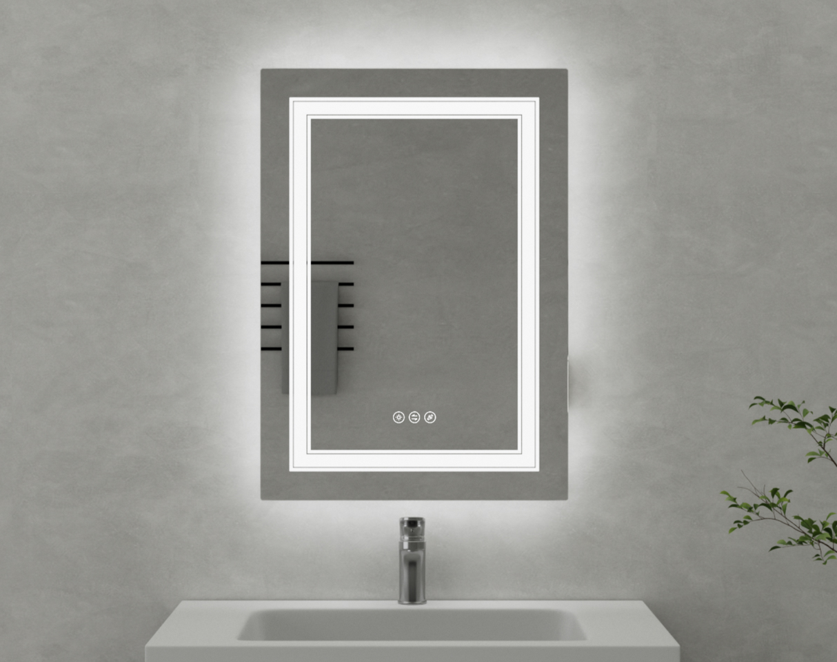 Kartell K-VIT Scope 500x700mm Portrait Mirror-Chrome (SC5070P)