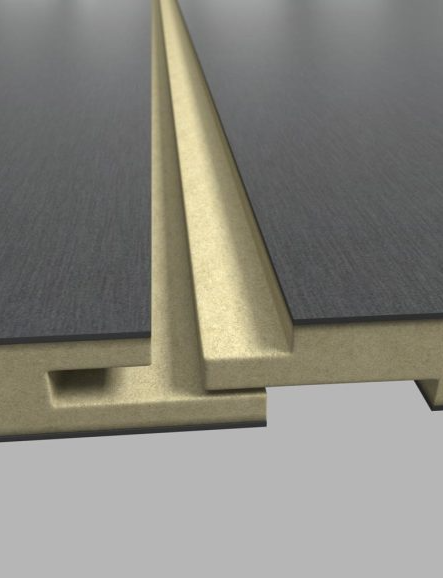 Selkie Eclipse Grey Tongue & Groove Matt MDF Wall Panel