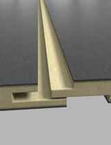 Selkie Eclipse Grey Tongue & Groove Matt MDF Wall Panel