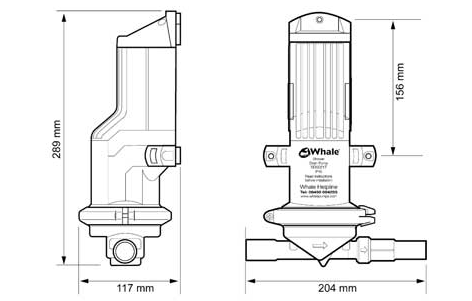 Whale BP1558B Auto Switch Connect Drainage Pump For Tray Kit