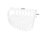Kartell K-VIT Wire Corner Basket Chrome (ACC101)