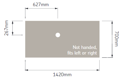 AKW Low Profile Shower Tray for Level or Low Access, photo 12