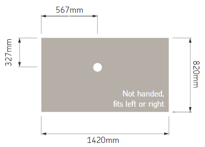 AKW Low Profile Shower Tray for Level or Low Access, photo 13