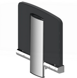 AKW Onyx Fold Up Shower Seat - Black (02801BK-LS)