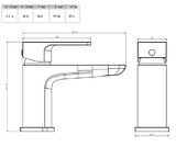Kartell K-VIT Kolt Mini Mono Basin Mixer – Matt Black (TAP312KBL)