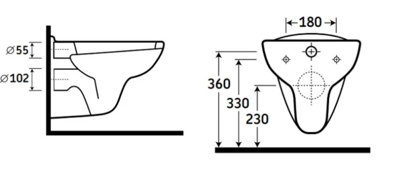 AKW Livenza Wall Hung Toilet, photo 4