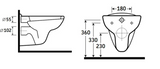 AKW Livenza Wall Hung Toilet, photo 4
