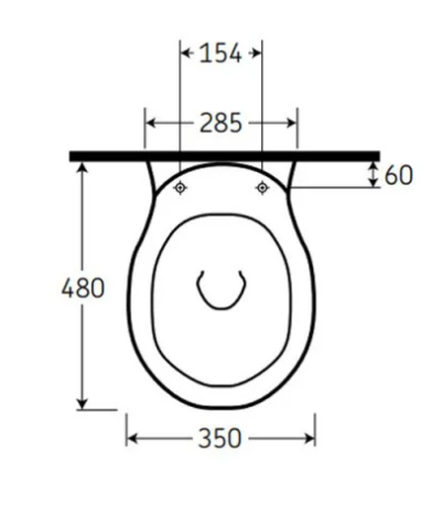 AKW Livenza Wall Hung Toilet, photo 5
