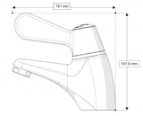 AKW TMV3 Thermostatic Wash Basin Mixer Tap, photo 4