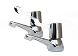 AKW Navlin Wash Basin Pack with Pedestal & Lever Taps, photo 6