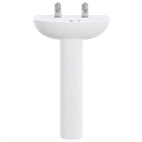 AKW Navlin Wash Basin Pack with Pedestal & Lever Taps