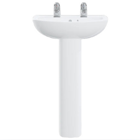 AKW Navlin Wash Basin Pack with Pedestal & Lever Taps