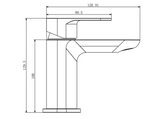 Kartell K-VIT Visage Mono Basin Mixer Chrome (TAP270VIJ)