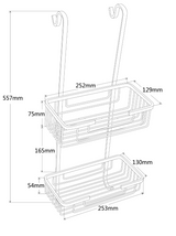 Kartell K-VIT Wire Hanging Shower Tidy – Chrome (ACC103)
