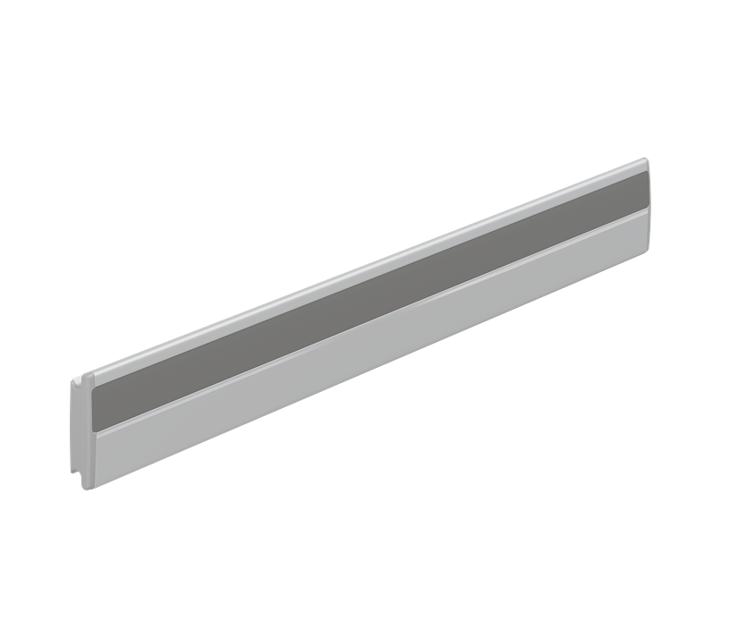 Pressalit PLUS Wall Track for Horizontal Mounting 2400mm Anthracite Grey R9824112