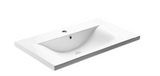 Kartell K-VIT Purity 800mm Floor Standing 2 Door Unit With Mid Depth Ceramic Basin- Gloss White (FUR040-FUR062PU)