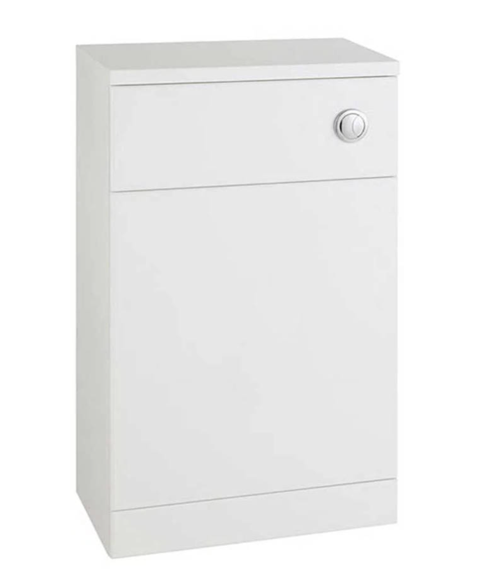 Kartell K-VIT Pure 500mm WC Unit Set- White (POT266PU-POT265PU-ACC001N-IMP500WC)