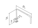 Pressalit safety lock dimension drawing