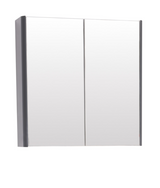 Kartell K-VIT Options 24 600mm Mirror Cabinet – White Gloss & Matt Cool Grey (OPT600MIR-WT) (OPT600MIR-CG)
