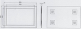 Kartell K-VIT Bibury Bevelled Edge Mirror -Chrome (BI4060)(BI4280)