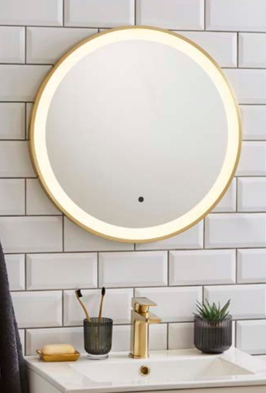 Kartell K-VIT Ottone Round 600mm Mirror-Brushed Brass (OT60 OFOTR)
