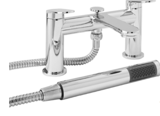 Kartell K-VIT Excel Bath Shower Mixer – Chrome (OFTAP42)