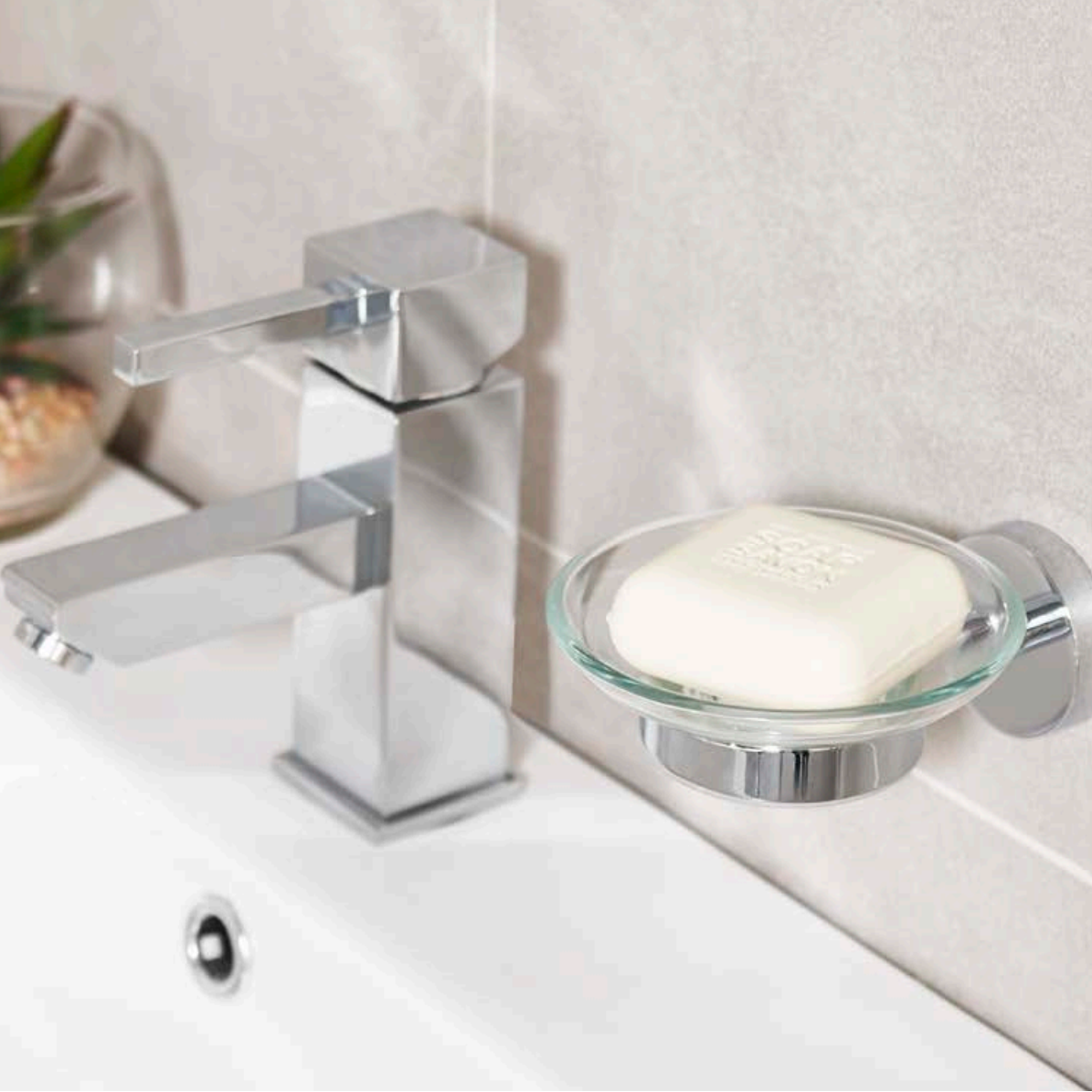Kartell K-VIT Plan Soap Dish – Chrome (ACC123)