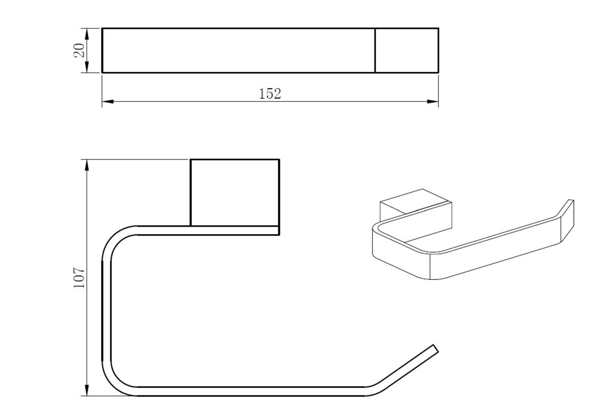 Kartell K-VIT Premium Paper Holder – Chrome (ACC302)