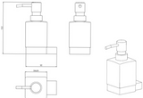 Kartell K-VIT Premium Soap Dispenser – Chrome (ACC307)