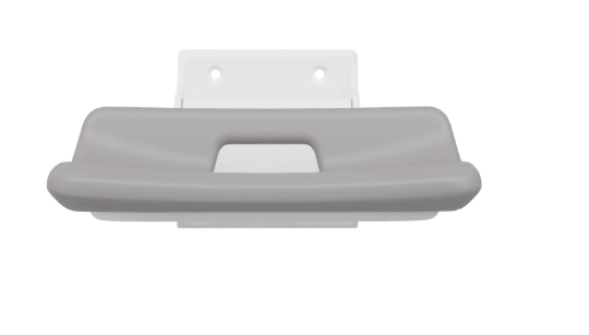 Pressalit VALUE IV Shower Seat, Fixed Height Anthracite (R1620000112)