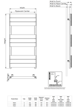 Kartell K-VIT Maple Aluminium Heated Towel Rail Matt White