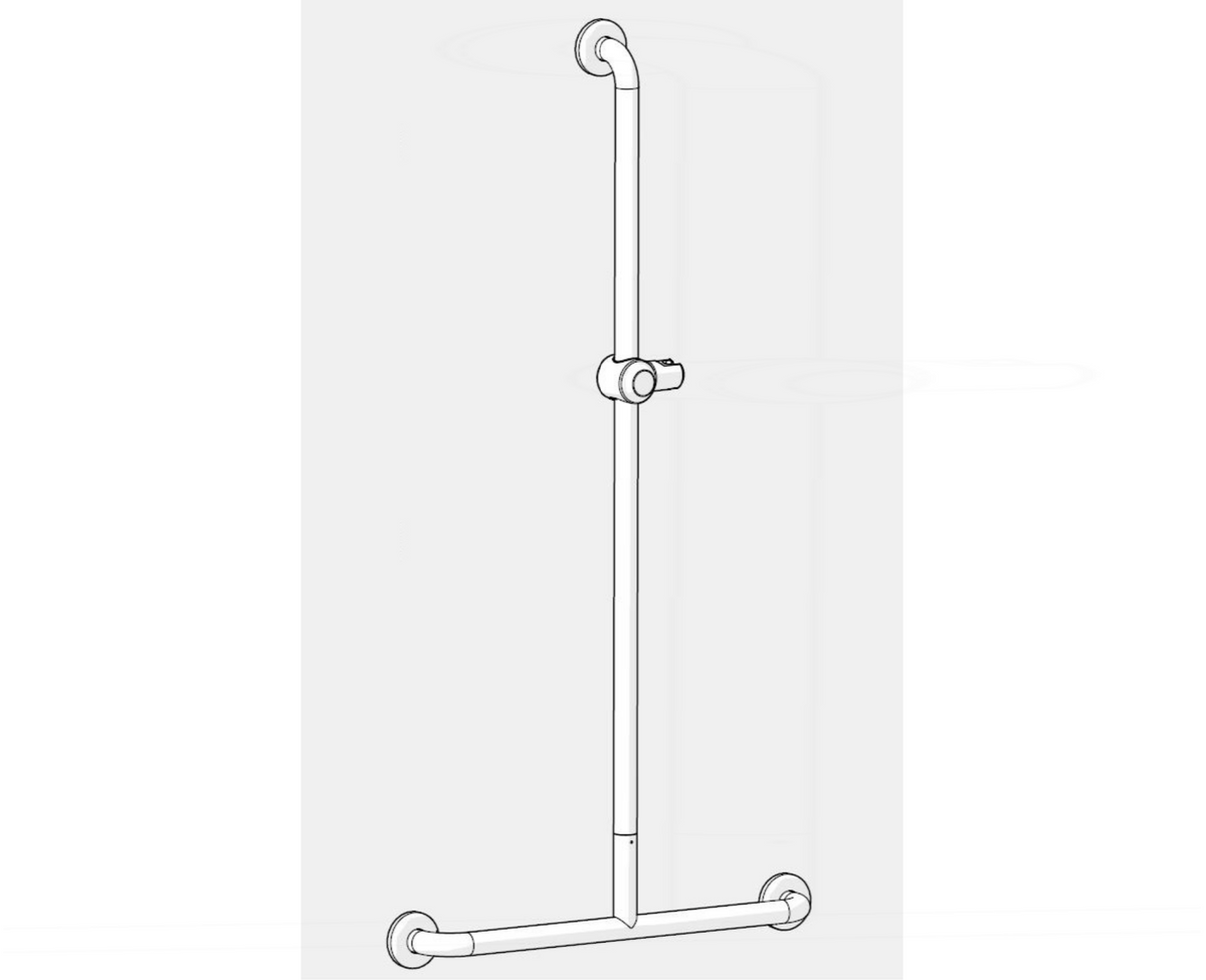 AKW 1200 Series Epoxy Coated Stainless Steel Grab Rail – Choice of Size, Shape & Colour, photo 11