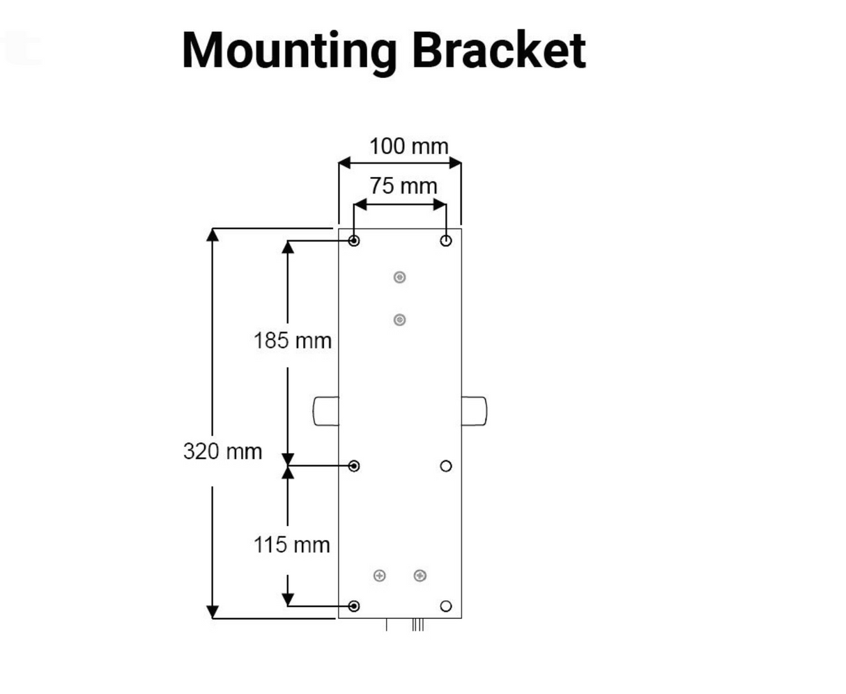 AKW 1800 Series Hinged Fold up Double Hairpin Rail - Fixed Leg (32mm) White and Blue (01820WH)(01820BU)