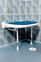 AKW 4000 Series Spare Seat Cushion for Rectangular (ADA) Seat in Blue or Grey (04585)(04575)