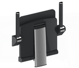 AKW Onyx Shower Seat with Back and Arms - Black (02803BK-LS)