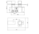 Kartell K-VIT Element Option 4 Thermostatic Concealed Shower with Overhead Drencher and Separate Handshower (SHO010EL)(SHO073CU)(SHO106S)