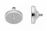 Kartell K-VIT Traditional Stainless Steel Shower Head 200mm with Round Wall Mounted Arm-Chrome (SHO102T-SHO113RO)