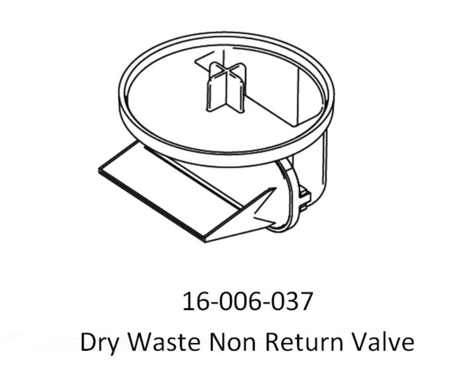 AKW Tuff Form 1 Part Gravity Stainless Steel Waste Adaptor - Tiled Floors (25418-UK)