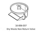 AKW Tuff Form 1 Part Gravity Stainless Steel Waste Adaptor - Tiled Floors (25418-UK)