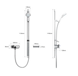 Mira Select Flex High Contrast TMV3 Thermostatic Mixer Shower – Chrome (06MS11)