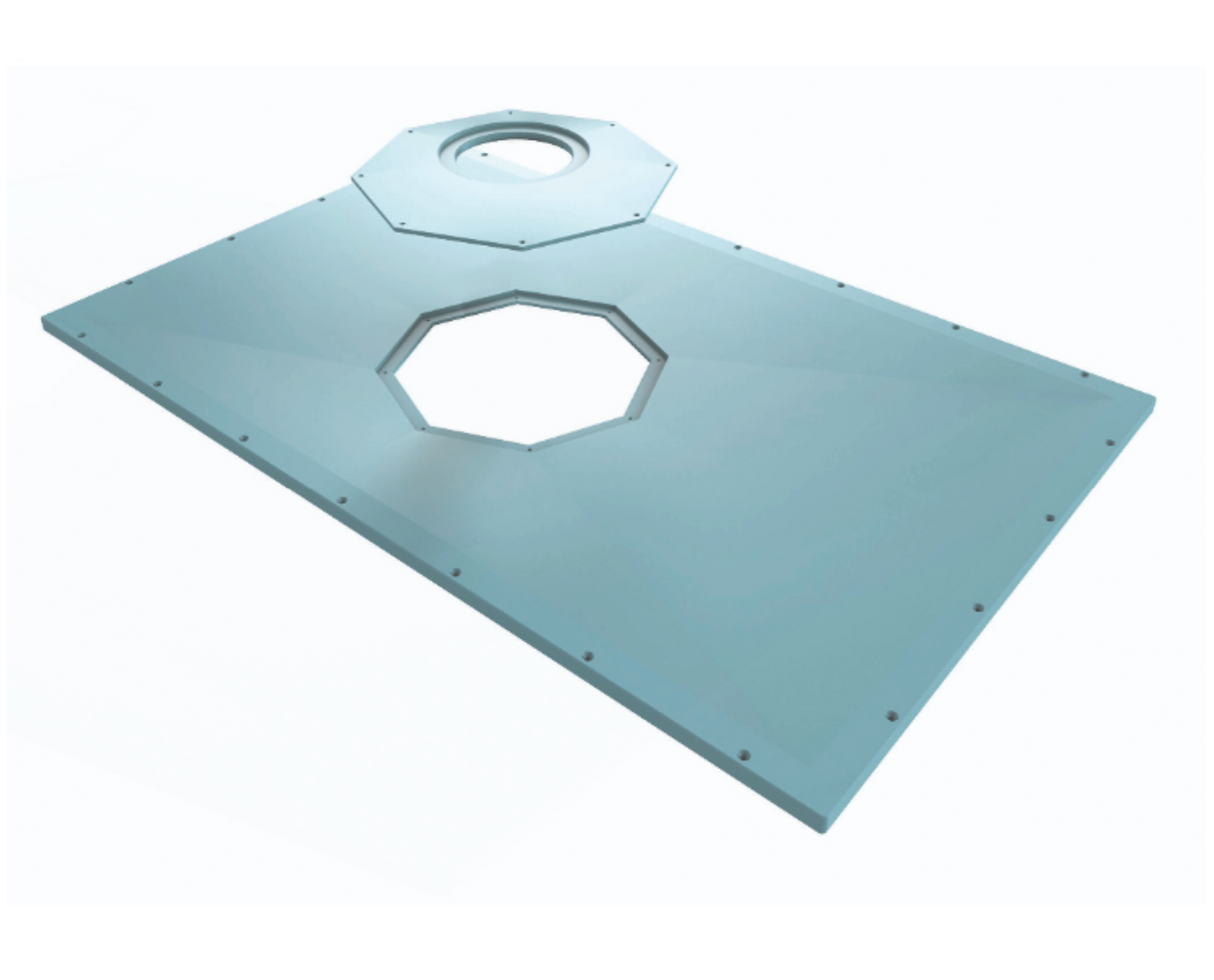 AKW Tuff Form8 1000 1000mm Wet Room Former Without Waste 21131 akw-tuff-form8-1000-1000mm-wet-room-former-without-waste-21131