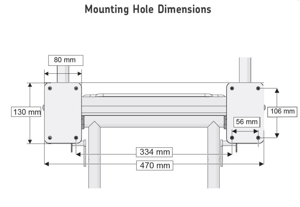 AKW 1000 Series Compact Wall Mounted Fold Up Blue Padded Shower Seat with Back and Arms (01123)