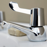 AKW Lever Handle Bath Taps (Pair) Chrome (30848)