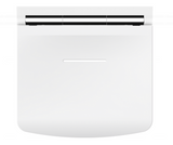 AKW Onyx Fold Up Shower Seat with Adjustable Leg -White (02810WH-LS)
