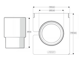 AKW Onyx Tumbler Chrome (23682)