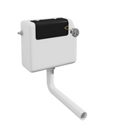Kartell K-VIT Atlantis 1100mm L Shaped Door Unit Left Hand Furniture Pack White (Cistern Included) (ATL500LSWC - ATL600LSVU - FUR430NEW - ACC001N)