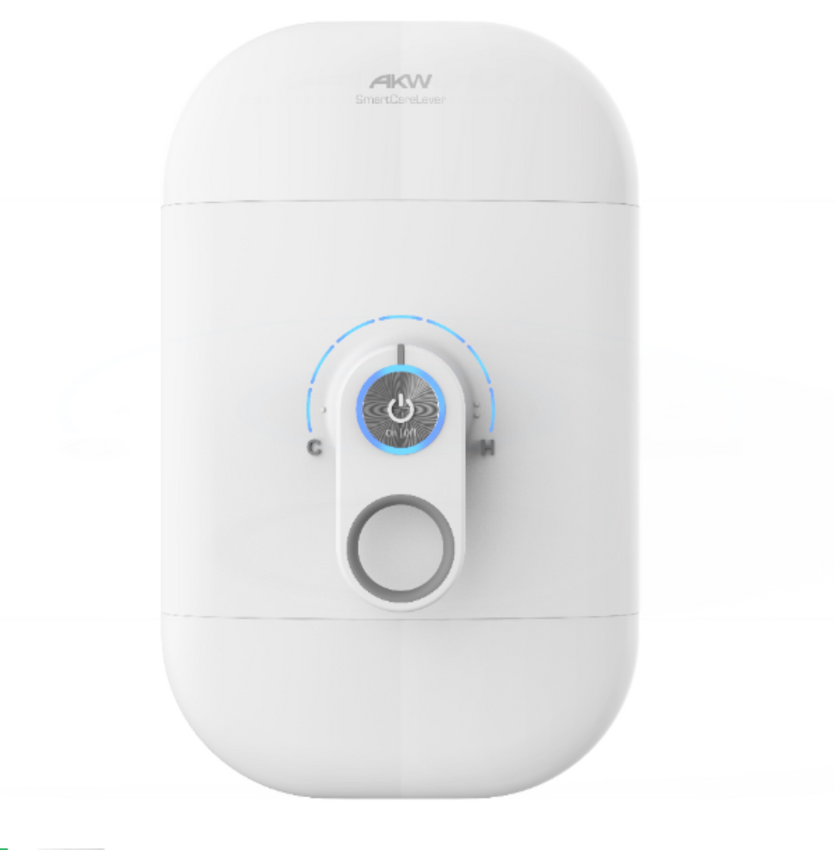 AKW SmartCare Lever White With Silver - White Kit 9.5KW (29091WH)