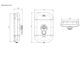 AKW SmartCare Lever White 8.5kw with Care Accessory Kit (29090CGR)