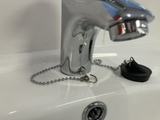 AKW Slotted Basin Waste with Plug Chain Anchor (18-003-032)