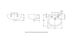 AKW Standard Close Coupled  Doc M Pack Fluted Blue (28312FBU)